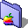 Folder with apple logo